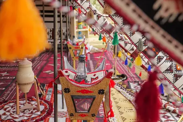 Welcoming at the tent (Bedouin style)